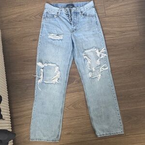 Aeropostale Light Blue High Rise Women Jeans